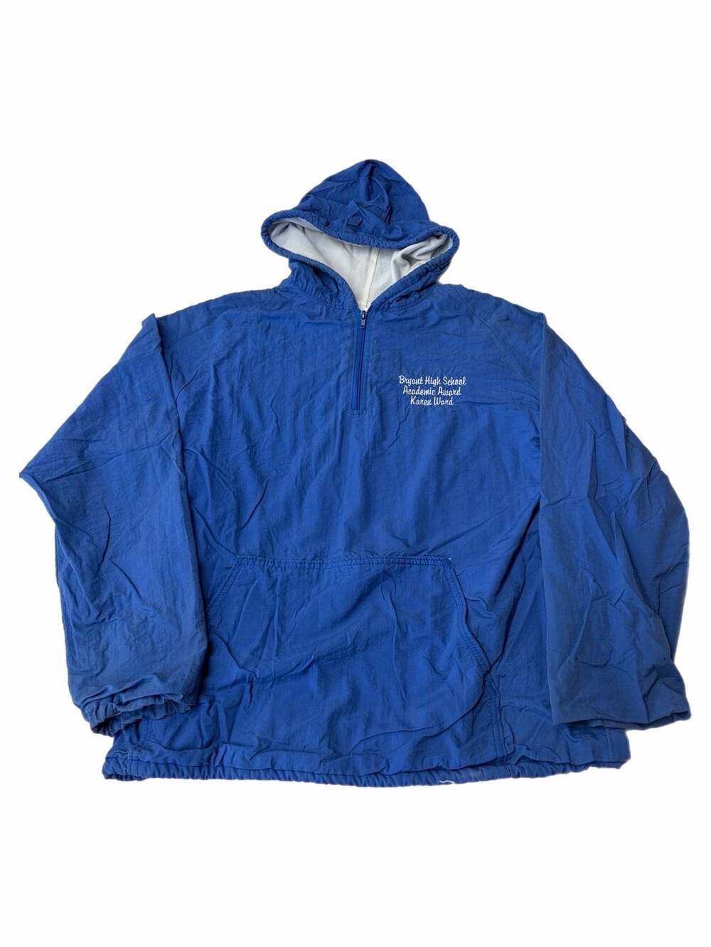 Vintage Blazer Bryant High School Academic Award Quarter Zip Anorak Windbreaker